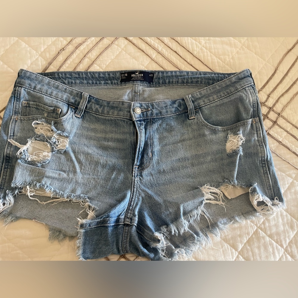 Hollister Distressed Denim Shorts